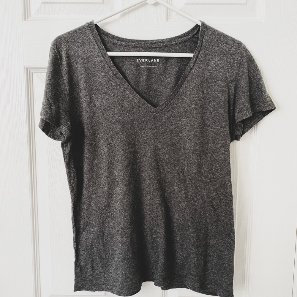 Everlane Grey Cotton T Shirt